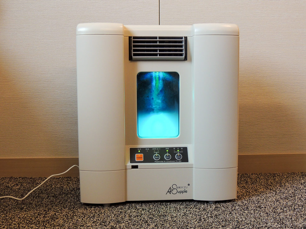 次世代型空気清浄機｜フィトンエアー 全4カラー｜部屋の中で森林浴が