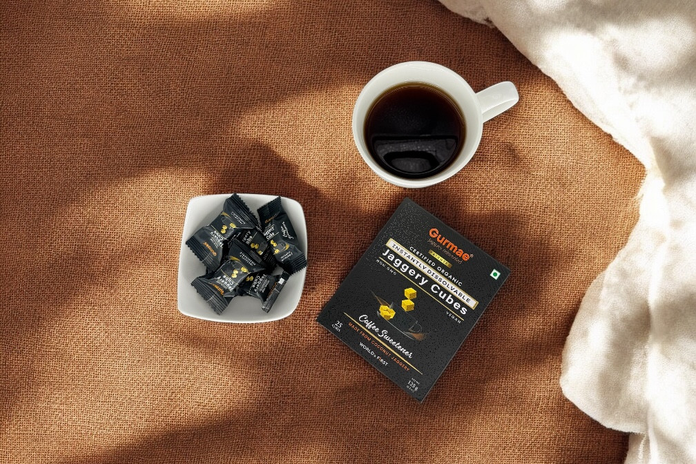 オーガニック角砂糖（コーヒー/カフェラテ用）