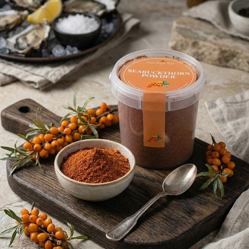 100%オーガニックサジーパウダー（シーベリー・シーバックソーン）