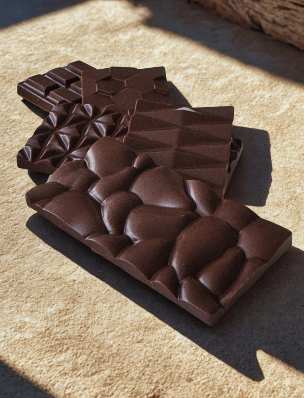 100%オーガニック仕様のローチョコレートビター味4枚セット...