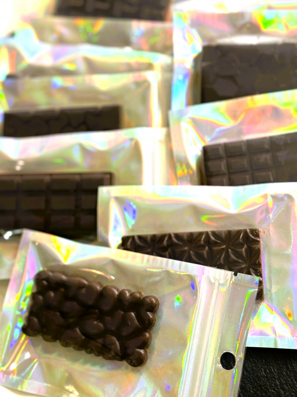 【白砂糖不使用】100%オーガニック仕様ローチョコレート4枚...