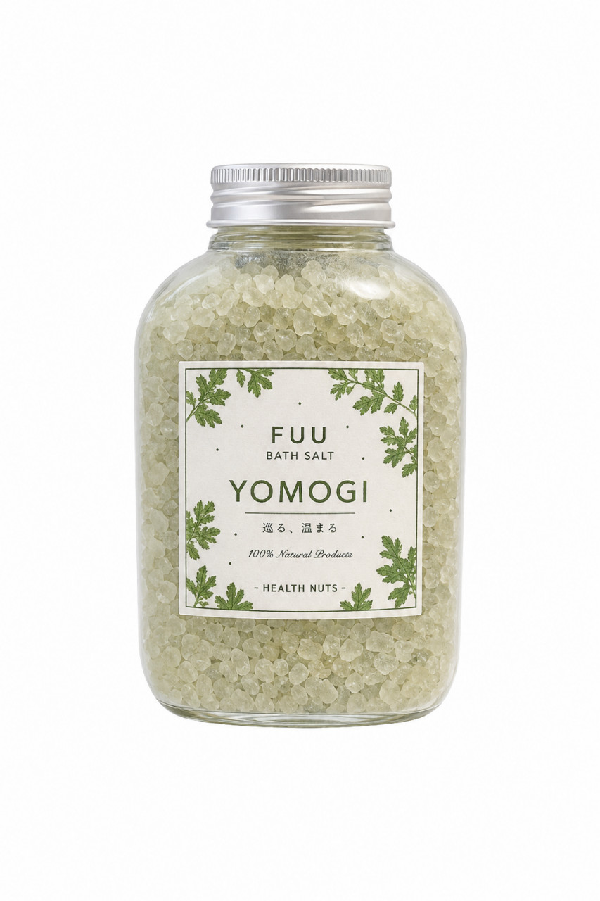 パリシャン湖のバスソルト（国内産よもぎ配合）