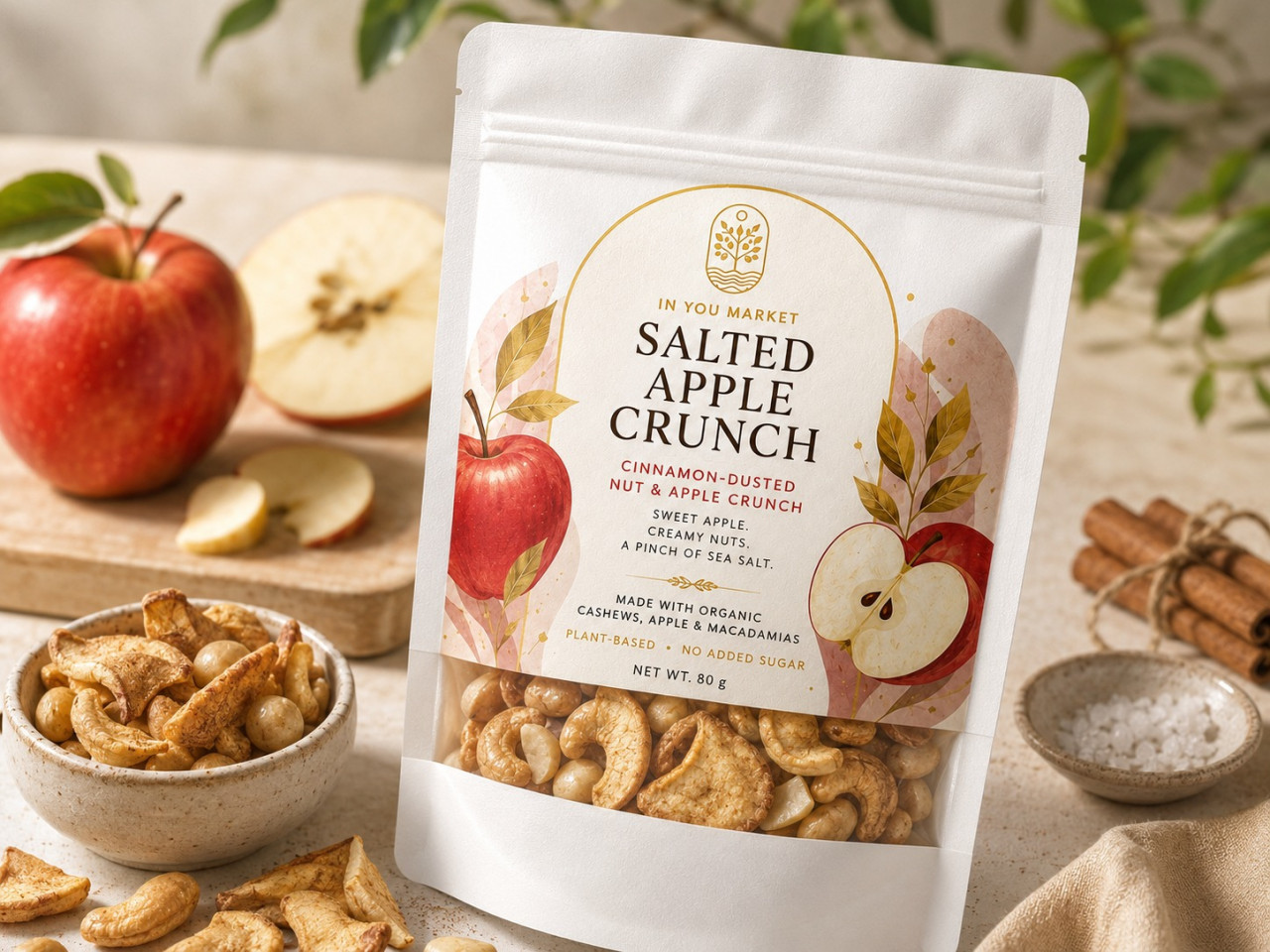 【砂糖不使用・オーガニック素材】SALTED APPLE C...