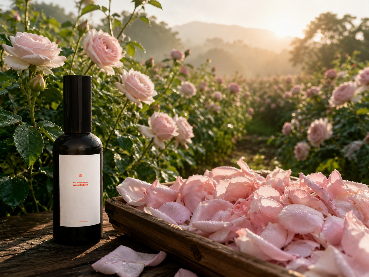 何にでも使える万能オーガニック薔薇ウォーター...