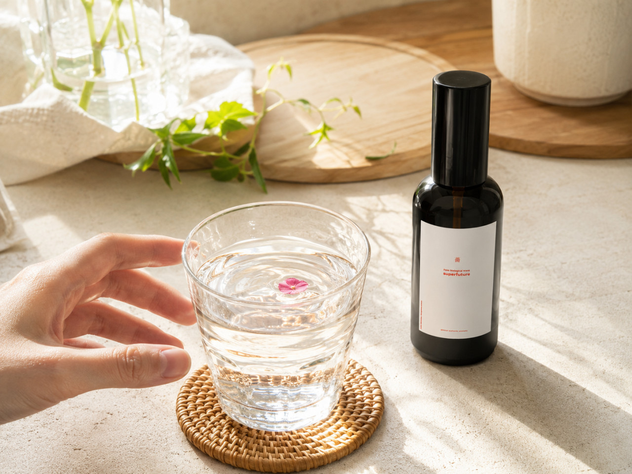 何にでも使える万能オーガニック薔薇ウォーター...