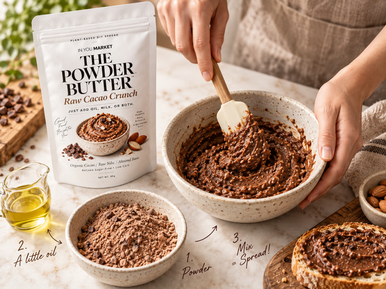 THE POWDER BUTTER Raw Cacao Cr...