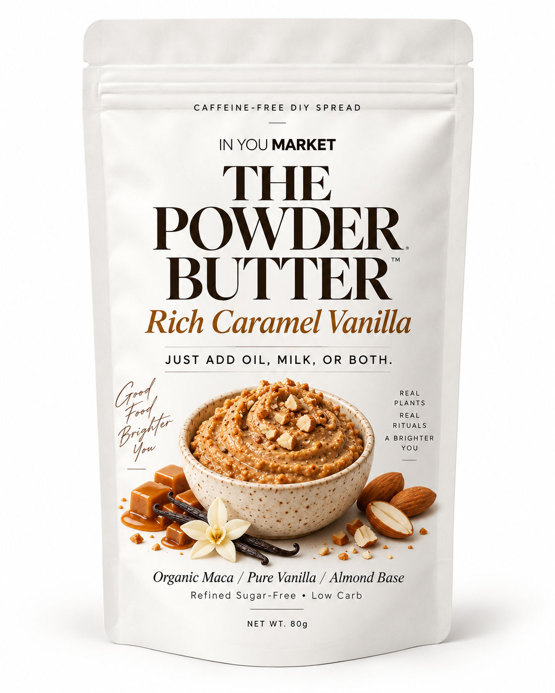 THE POWDER BUTTER Rich Caramel Vanilla