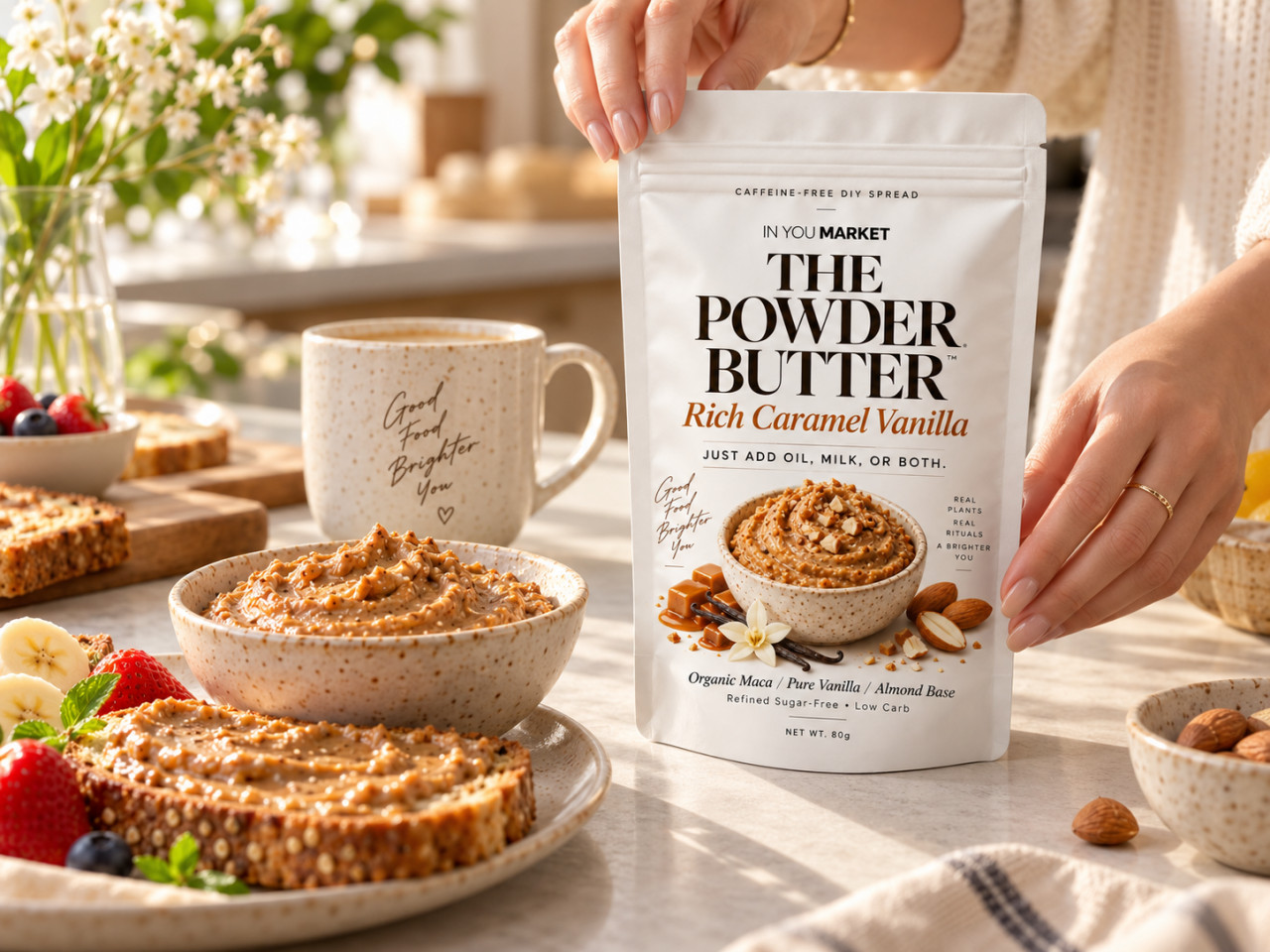 THE POWDER BUTTER Rich Caramel...