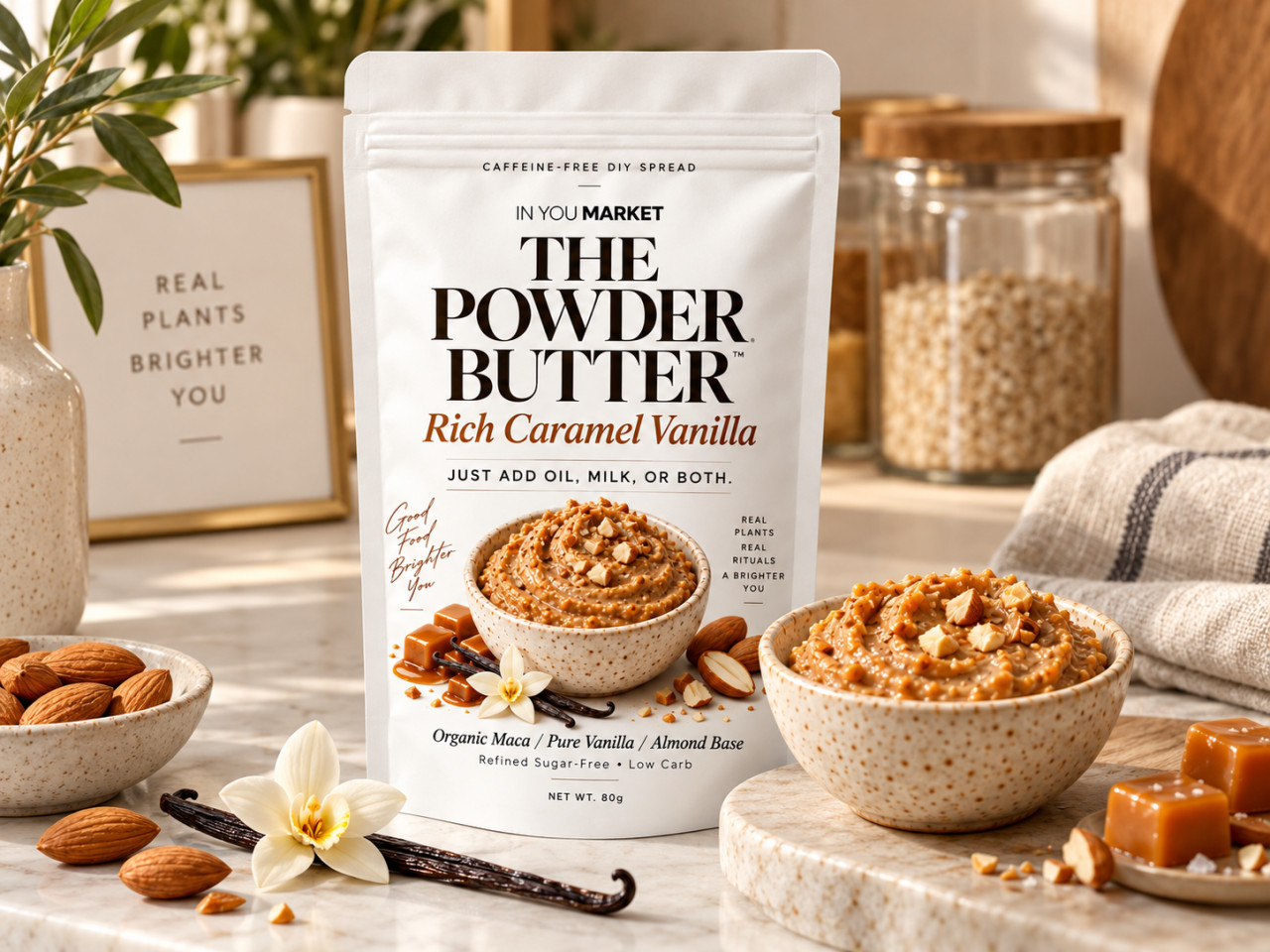 THE POWDER BUTTER Rich Caramel...