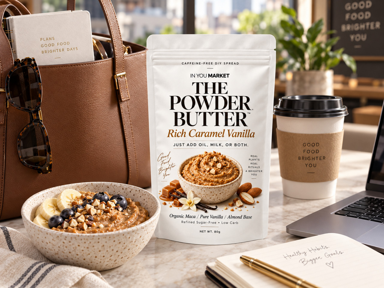 THE POWDER BUTTER Rich Caramel...