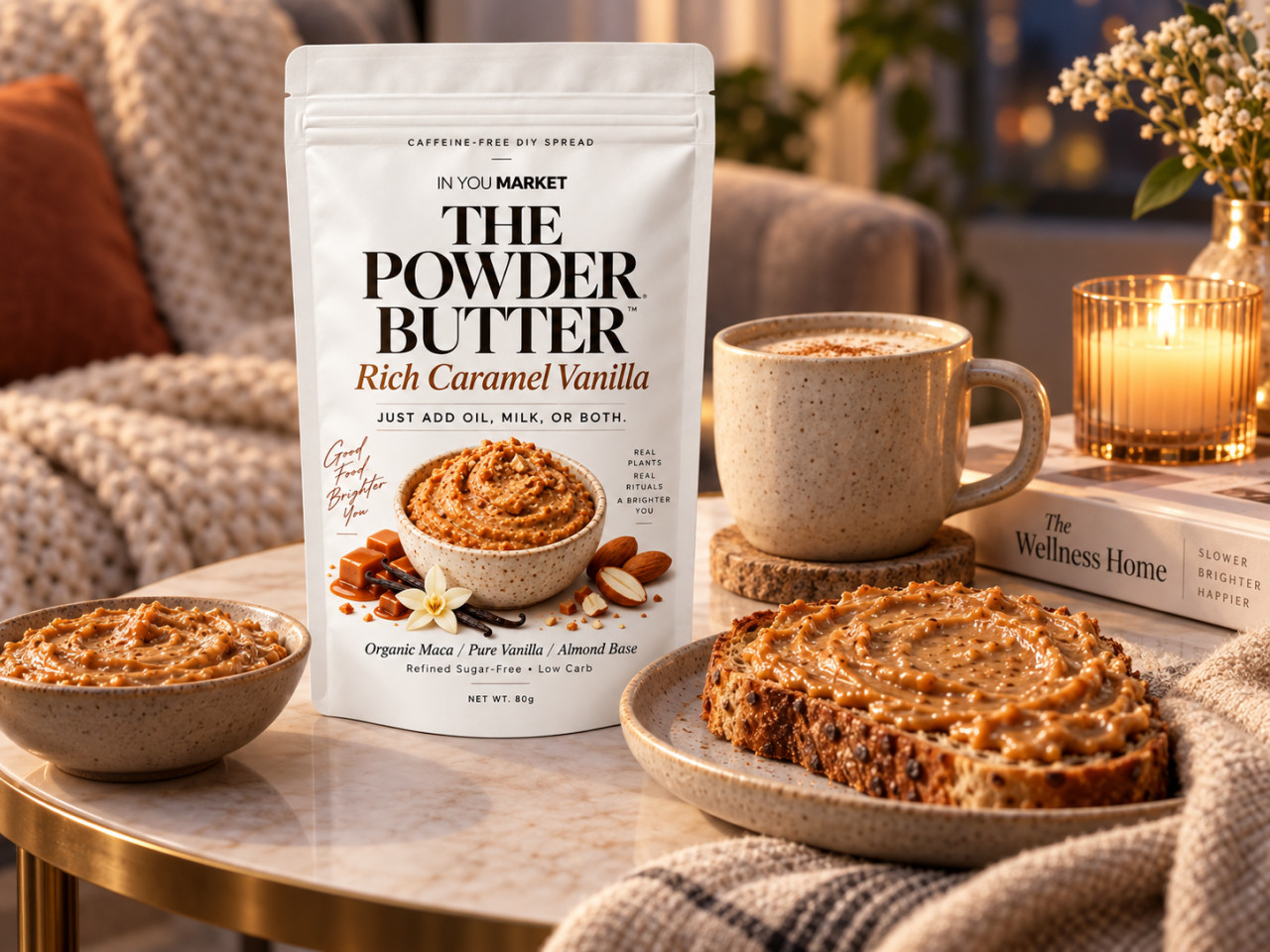 THE POWDER BUTTER Rich Caramel...