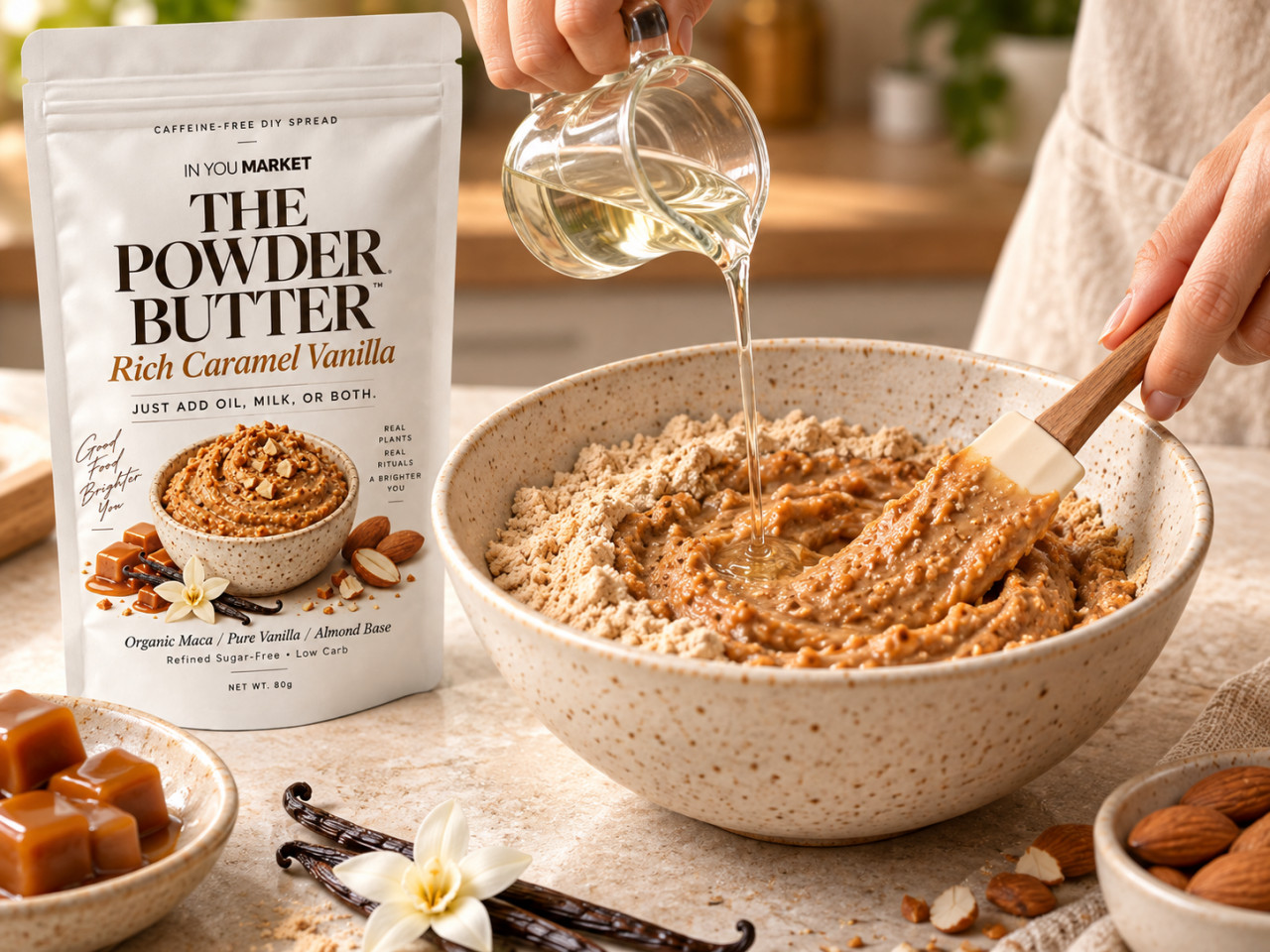 THE POWDER BUTTER Rich Caramel...