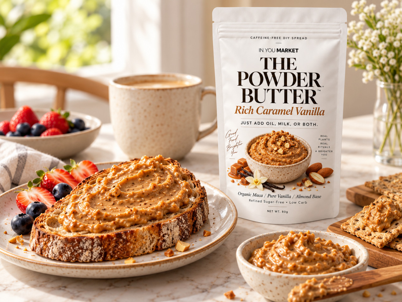 THE POWDER BUTTER Rich Caramel...