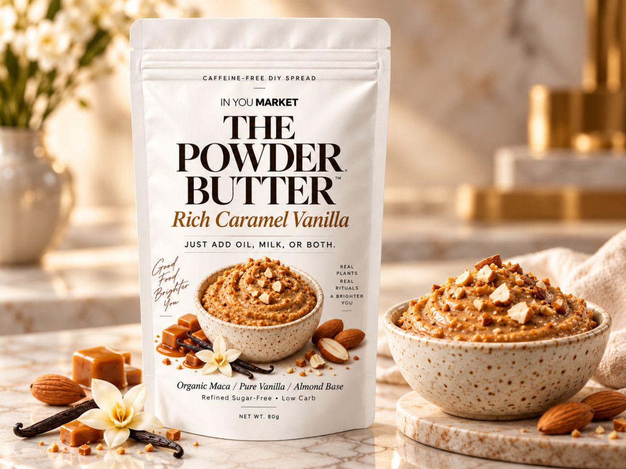 THE POWDER BUTTER Rich Caramel...