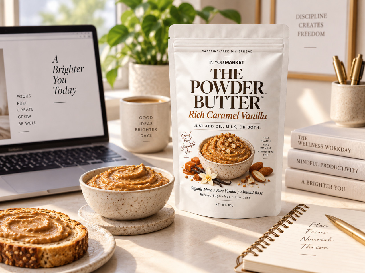 THE POWDER BUTTER Rich Caramel...