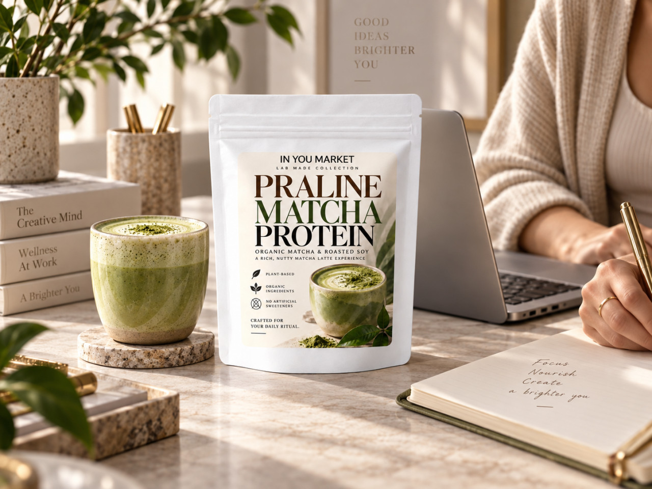 PRALINE MATCHA PROTEIN by IN Y...